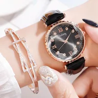 

Creative New Women Quartz Watches Gogoey Starry Sky Fashion Diamond Clock For Girls Gift Gem Cut 2019 Romantic Relogio Feminino