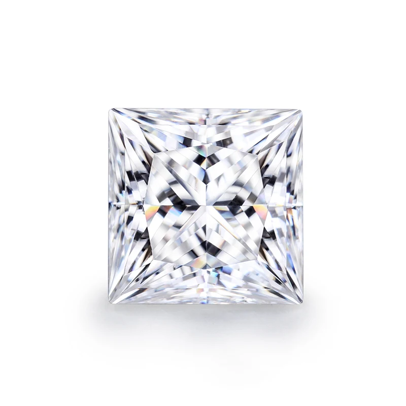 

Princess cut DEF White loose gemstone moissanite price per carat free fire diamond for moissanite watch ree+fire+diamonds