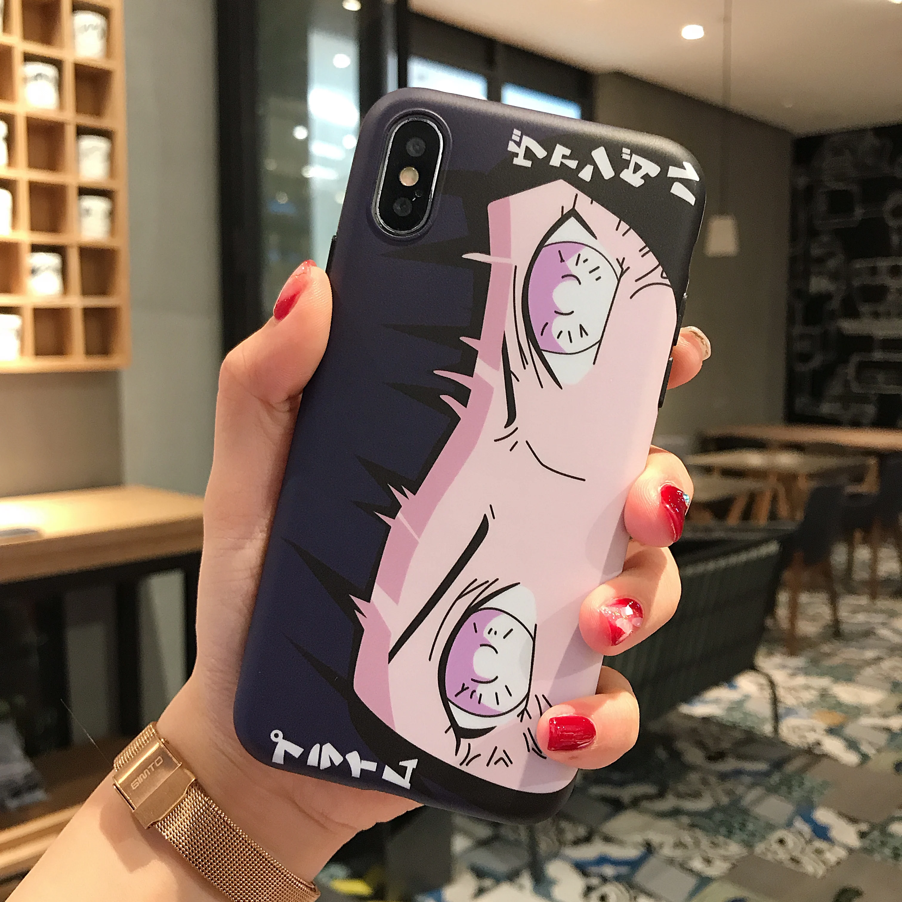 

2021 Wholesale Naruto Japan Cartoon Matte IMD Phone Cases For iPhone 12 Pro XS MAX 8 Plus XS SE 2020 XR IMD Silicone Phone Cover