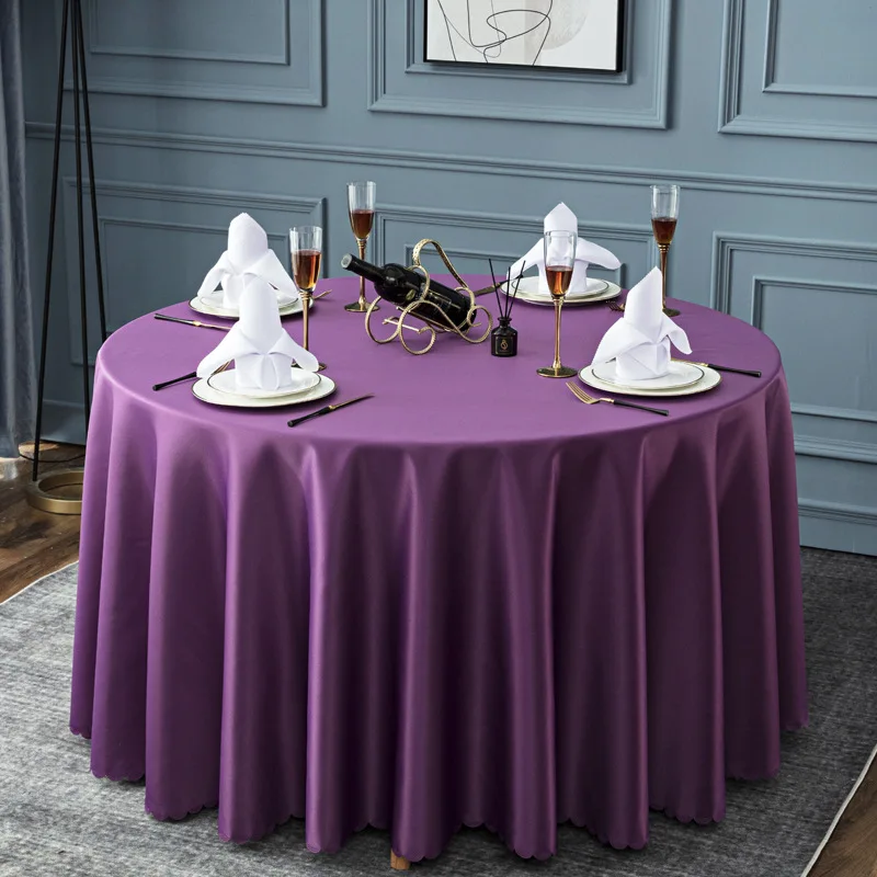 Wholesale Polyester Table Cloth 100% Microfiber Table Fabric