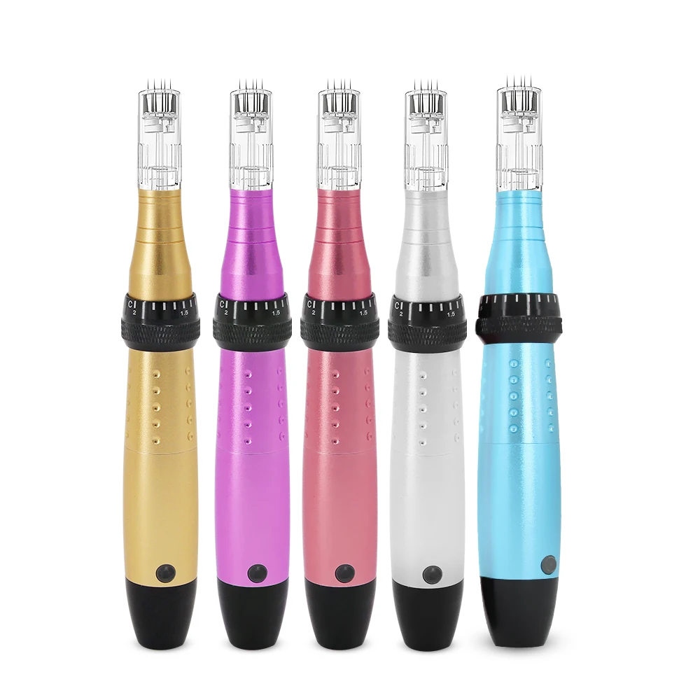 

Source Professional Manufacturing Microneedle Mesotherapy Nano Needles Electric Derma Stamp Pen Price with 0.25mm Nano Cartridge