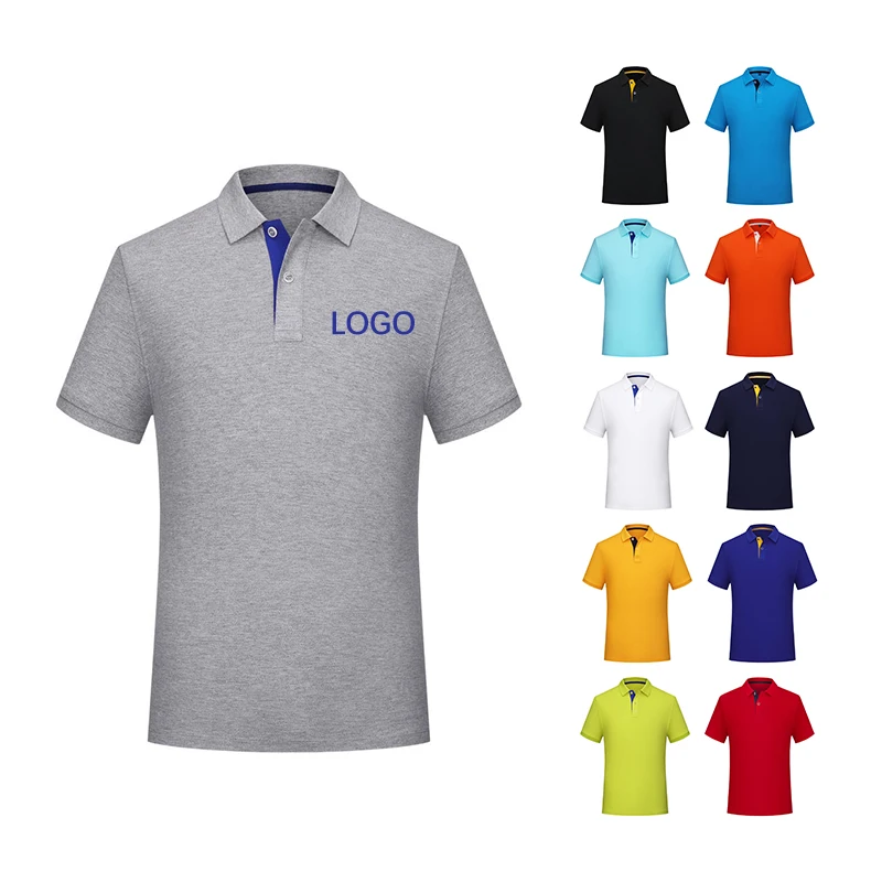

High Quality Golf Sportswear Polo Shirt Custom Your Logo Cotton Polo For Men