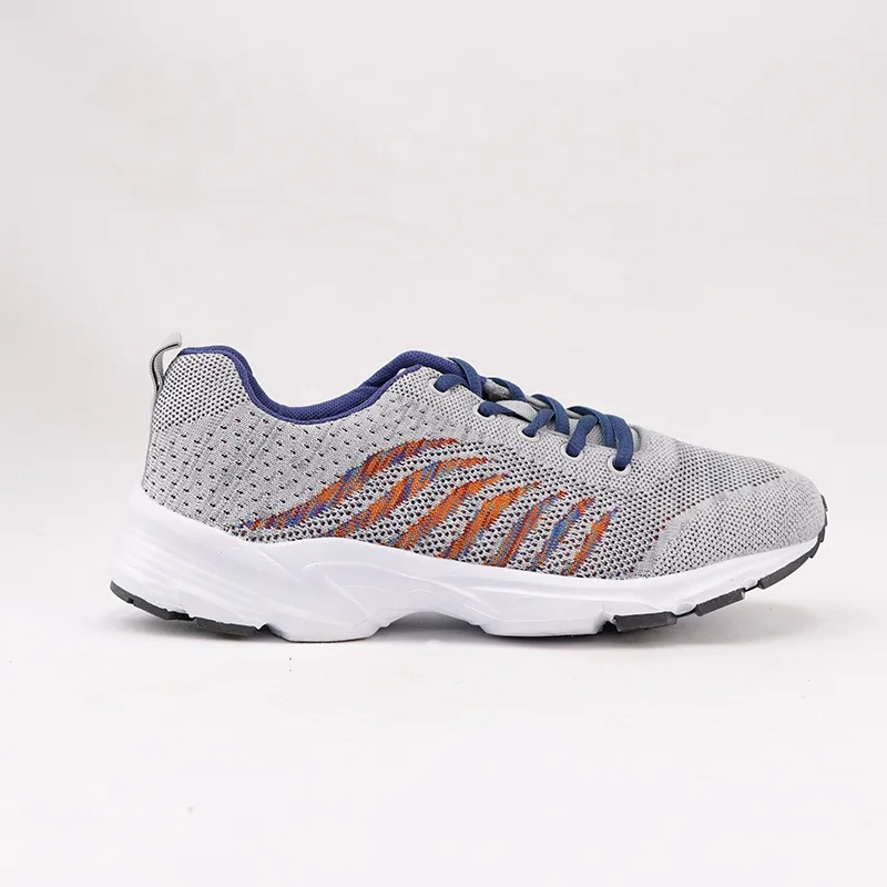 

2021 New Breathable sneakers mens casual shoes Fly Casual KnitJogging Sport Shoes In Stock, Blue/navy/black/grey-w/pink/grey-m