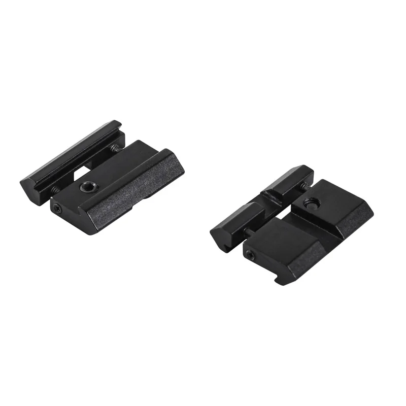

Adjustable Adapter Scope Mount Rail 20mm Picatinny To 11mm Dovetail Hunting Accessories With Stop-pin For Optical Riflescope, Black