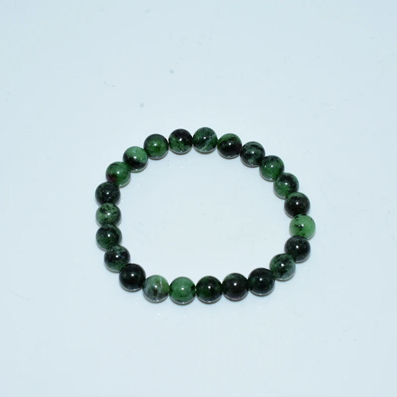

NAPOLN Natural Stone Beads High Grade 4/6/8/10mm Epidote Bracelet, Green
