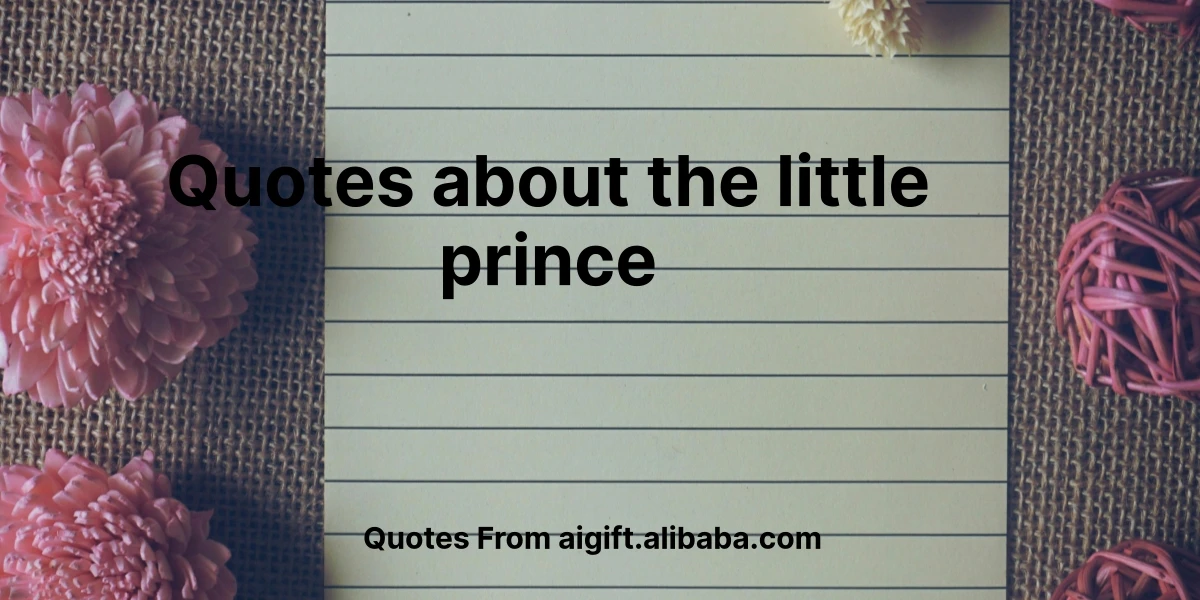 quotes about the little prince