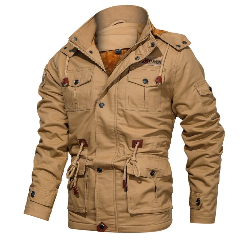

2019 New Arrival Military Jacket Men Jacket For Men Winter Plus Size Jackets, Black