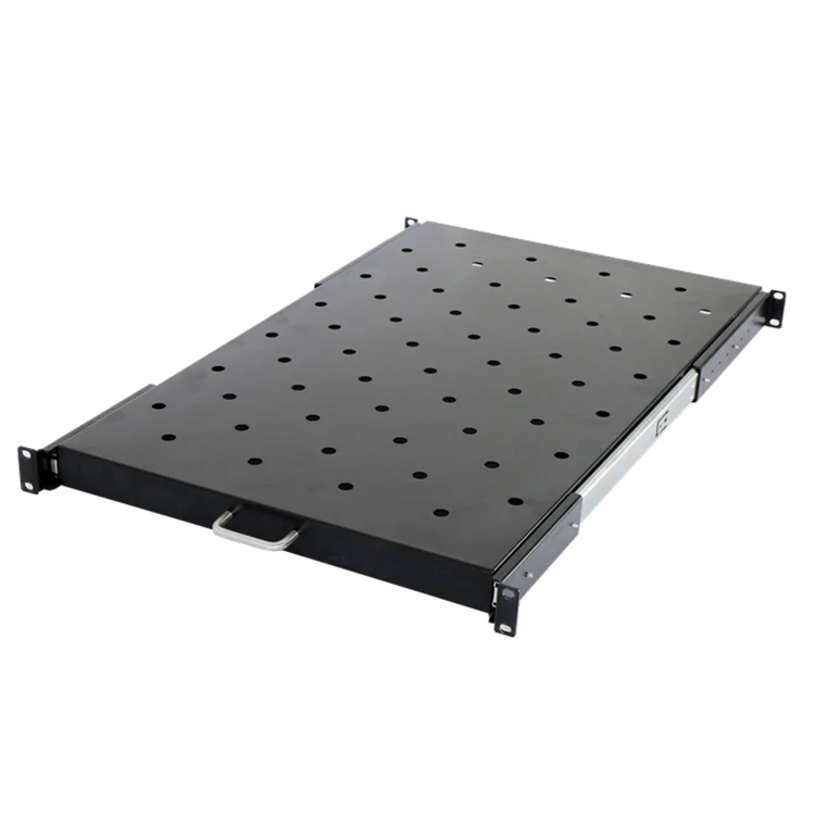 Metal Sliding Keyboard Tray Sliding Shelf Usage For 19 Inch Network