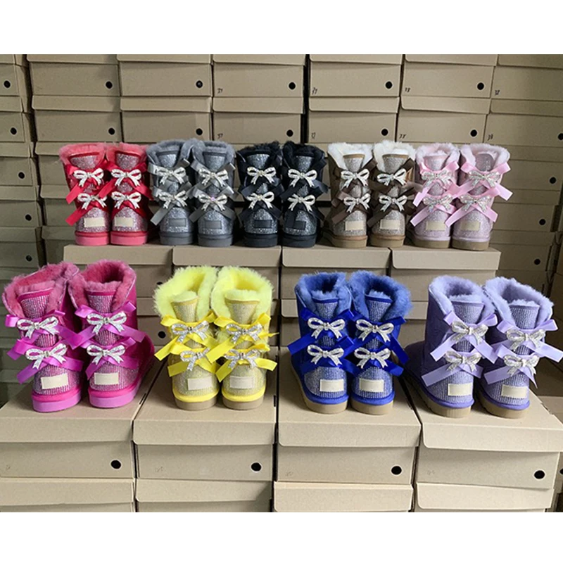 

OEM&ODM botas de plataforma rhinestones shoes high boots winter snow boots boots for women designer uggging
