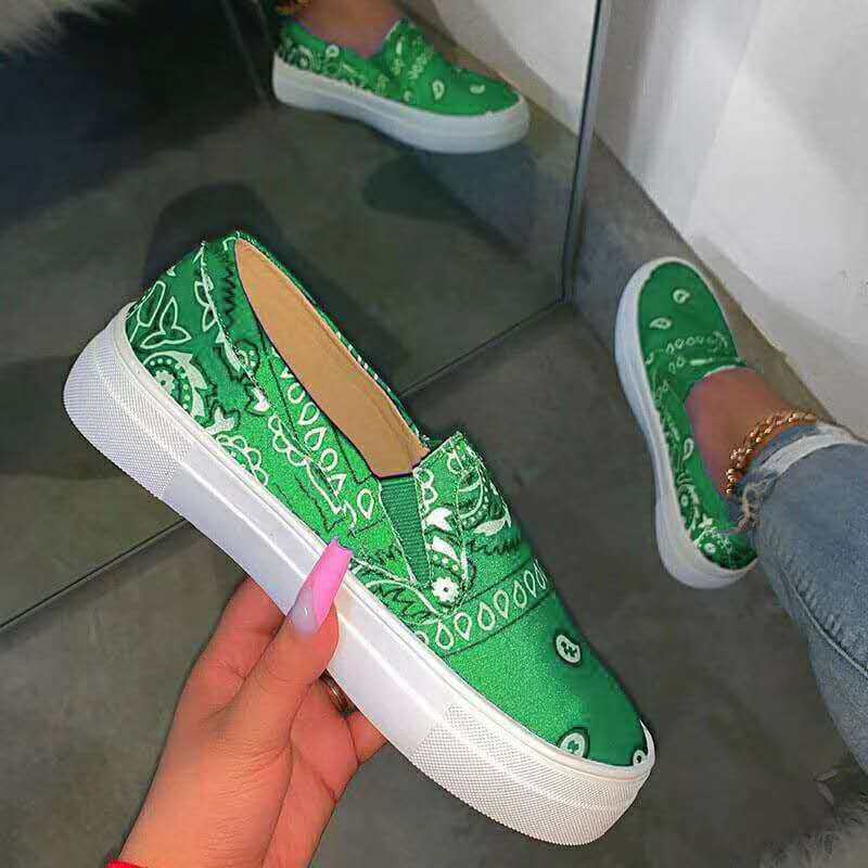

Explosive large size satin slip-on shoes four seasons women's shoes round toe low heel PU fisherman shoes, Black/white/green/red/pink/blue