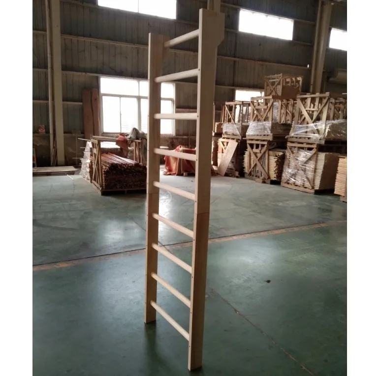 

Swedish wall ladder home gym, Natural