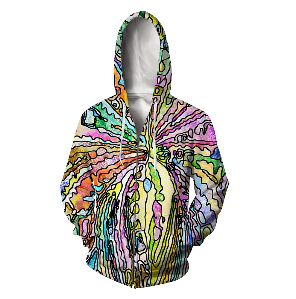 

Yoycol Drop Shipping Custom All Over Print Mens zip men polyester fullzip hoodie customised hoodies, Customized color