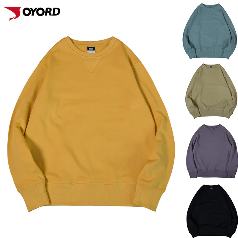 

100% Cotton 320g Fashion Long Logo Sweatshirt Men