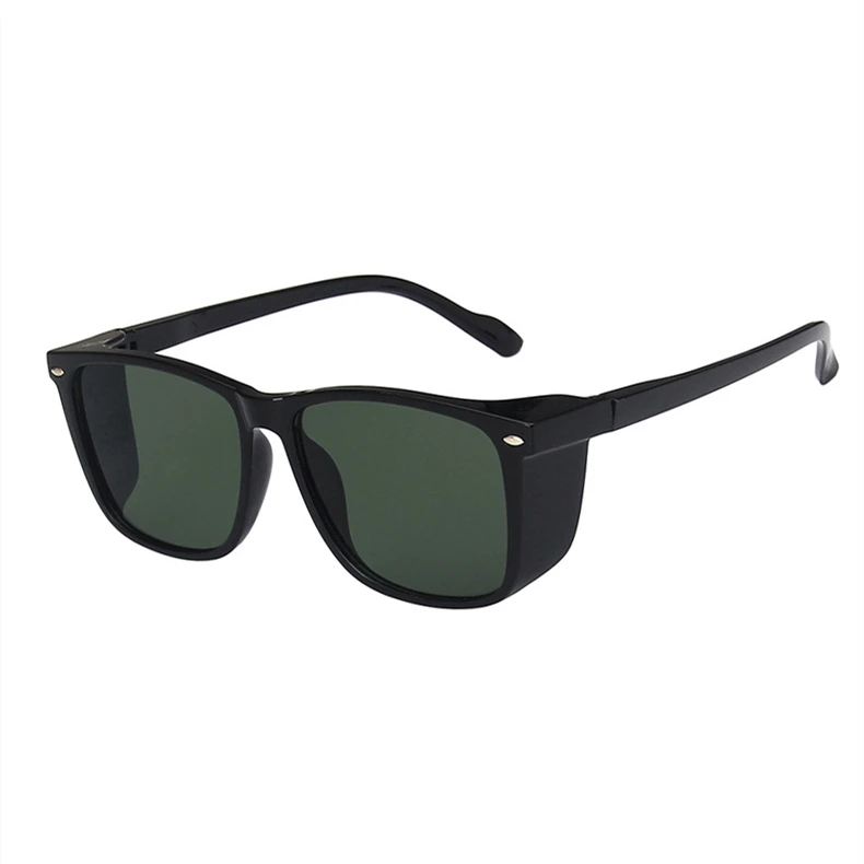 

DL Glasses wide temple Square Frame nails eyeglasses trendy hip pop design Women Men Shades colorful wholesale Sunglasses 2022