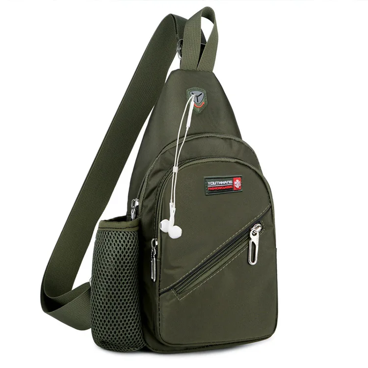 

2022 Custom men's chest bag popular messenger bag fashion bag, 3 colors