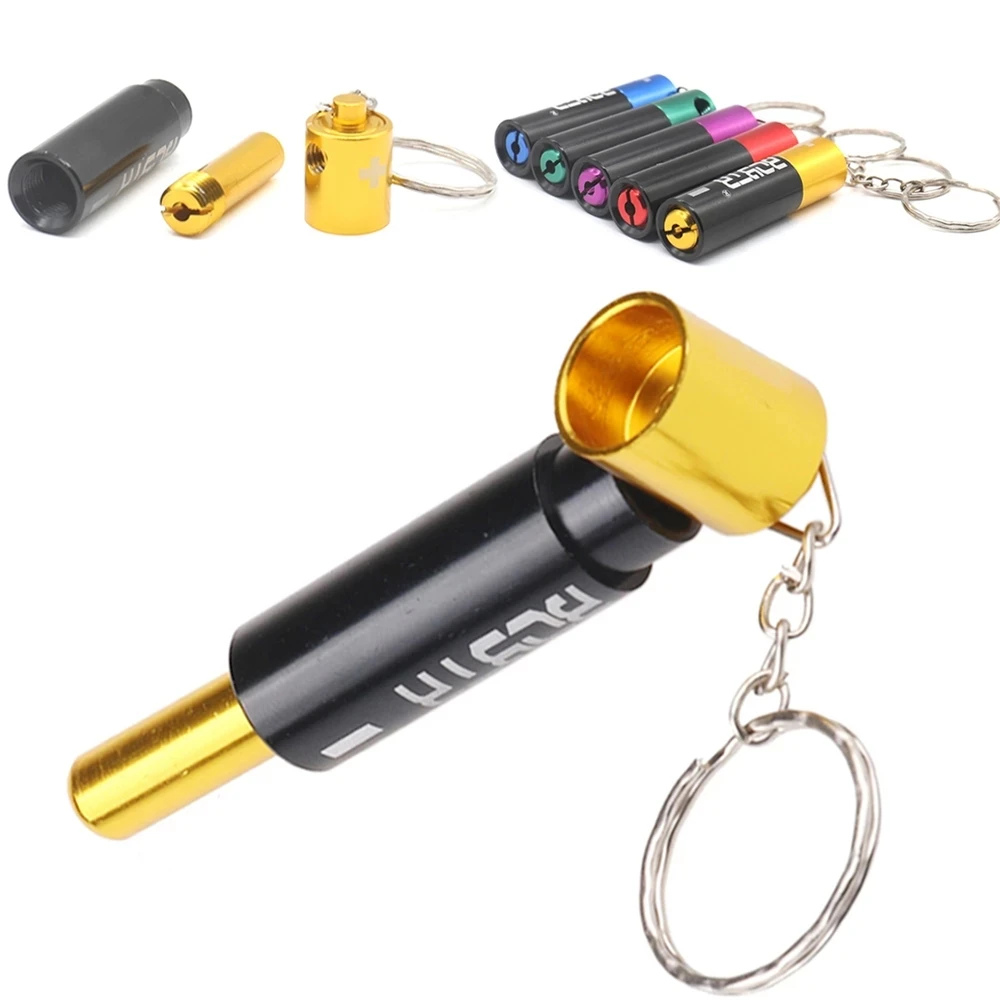 

Battery Shape Tobacco Pipe With Keychain Smoking Metal Pipes Herb Smoke Smoking Cigarette Accessories Pipe, Blue,gold,green,purple,red