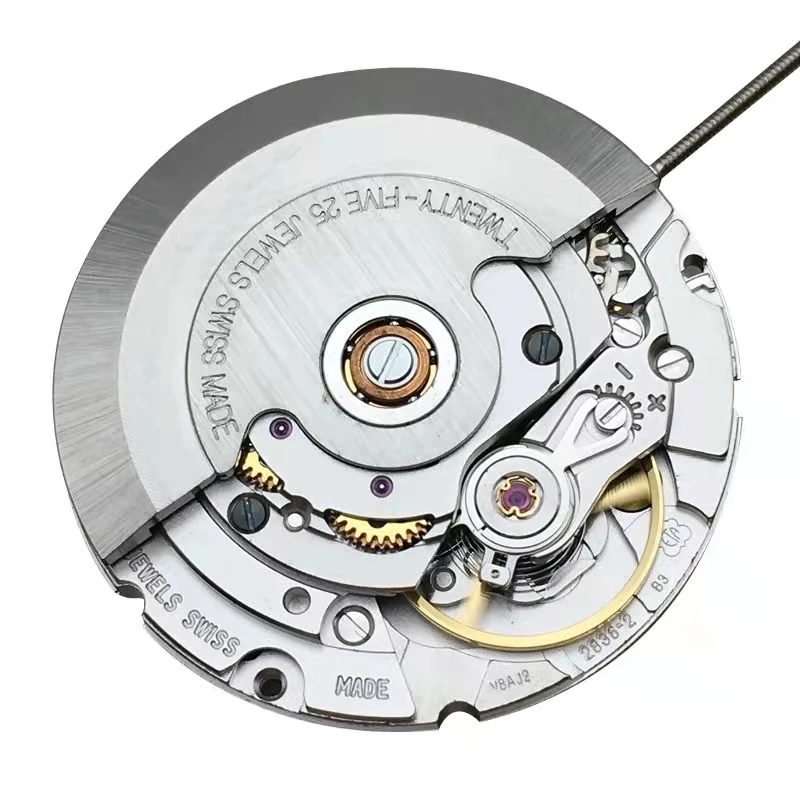 

Swiss original ETA movement 2836-2 silver watch movement date display fit for men's watch 2836 V8, Sliver/gold