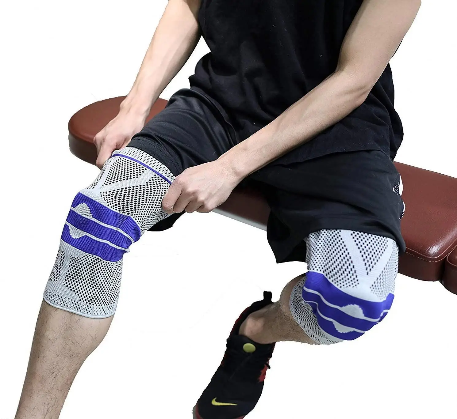 

Best sport knee support knee brace for kneecap pain, Customized color