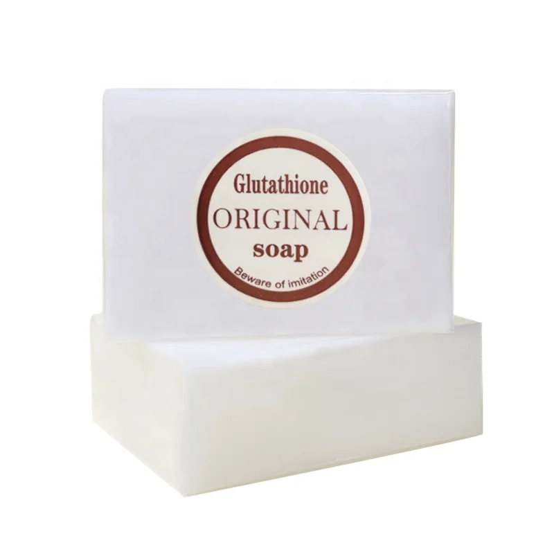

2021 Best sale Handmade Pure & Lightening soap Deep Cleansing Whitening Gluta soap For Men&Women, White milk