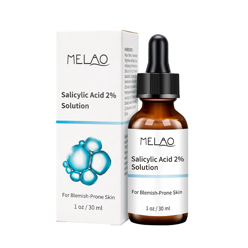 

16 Years Factory Price OEM MELAO Skin Care Acne Treatment AHA Aqua BHA Peeling Off Solution Salicylic Acid Serum