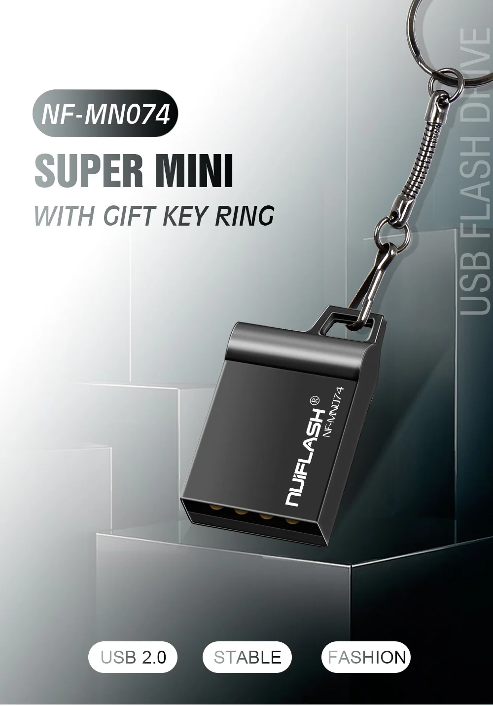 Wholesale custom logo 32gb low cost metal mini usb flash drive - ANKUX.COM