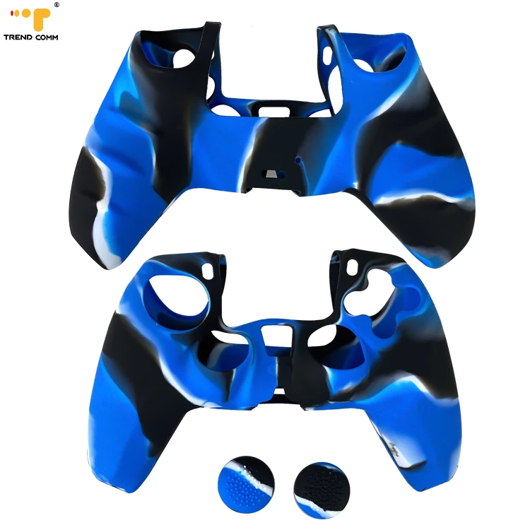 

For Ps 5 Silicone Camouflage Antidust Protective Cover Case Game Accessories
