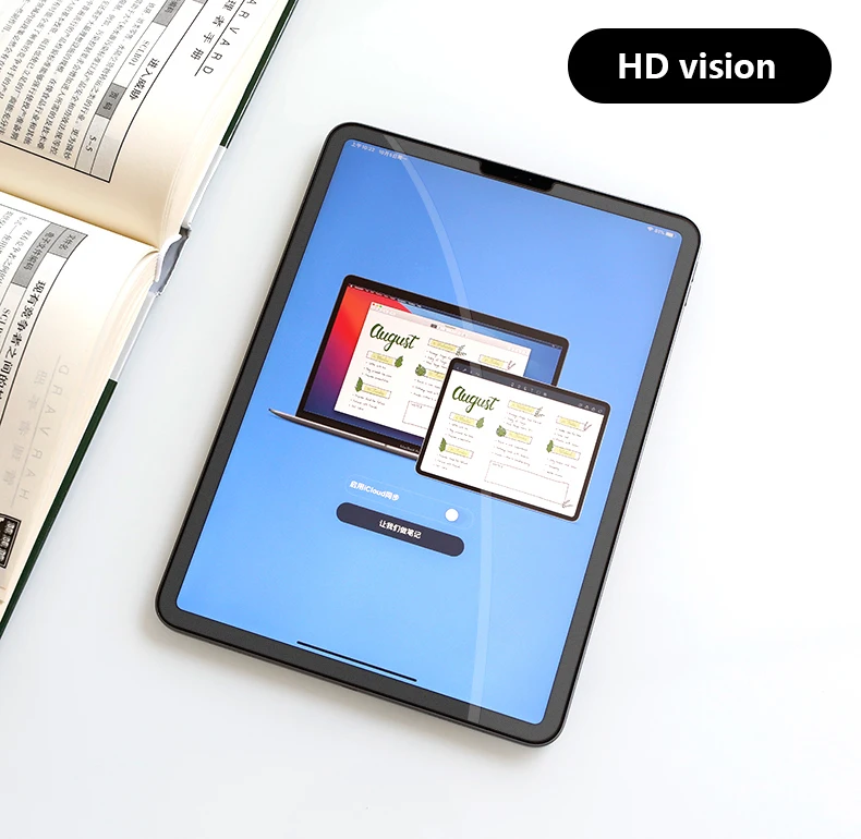 

Like Paper Film For Apple iPad 9H Premium 2.5D Tempered Glass Screen Protector For Ipad 10.2 2019
