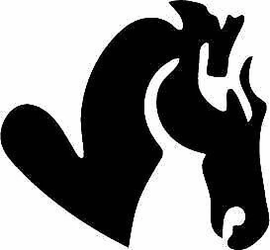 

Horse Head Metal Wall Art | Home Wall Decor | Horse Plaque | 15" High X 15" Tall TY2478, Black