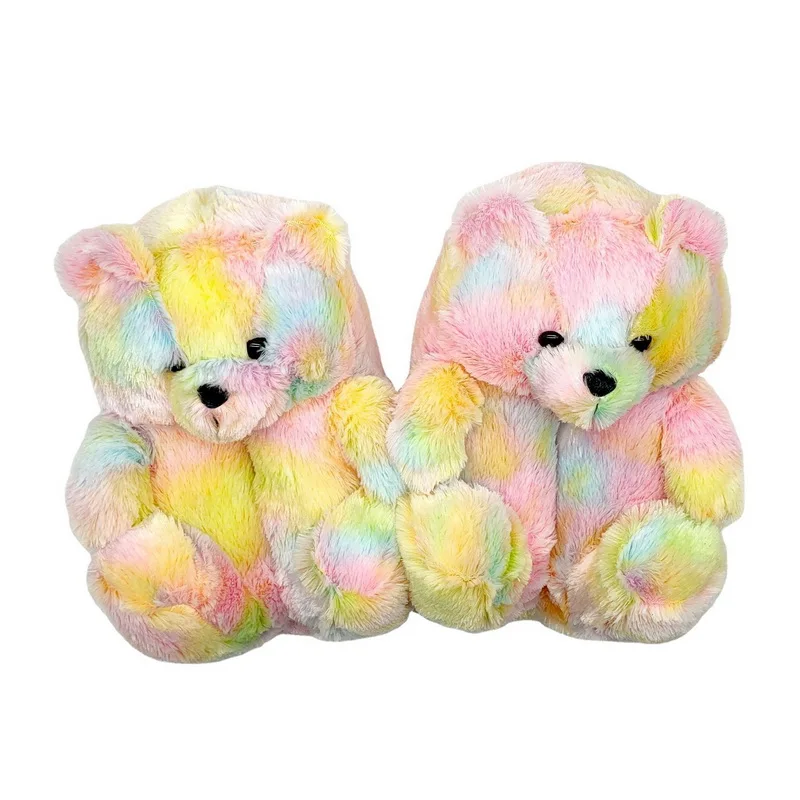 

Ready To Ship Plush Slippers Teddy Bear, 6 colors