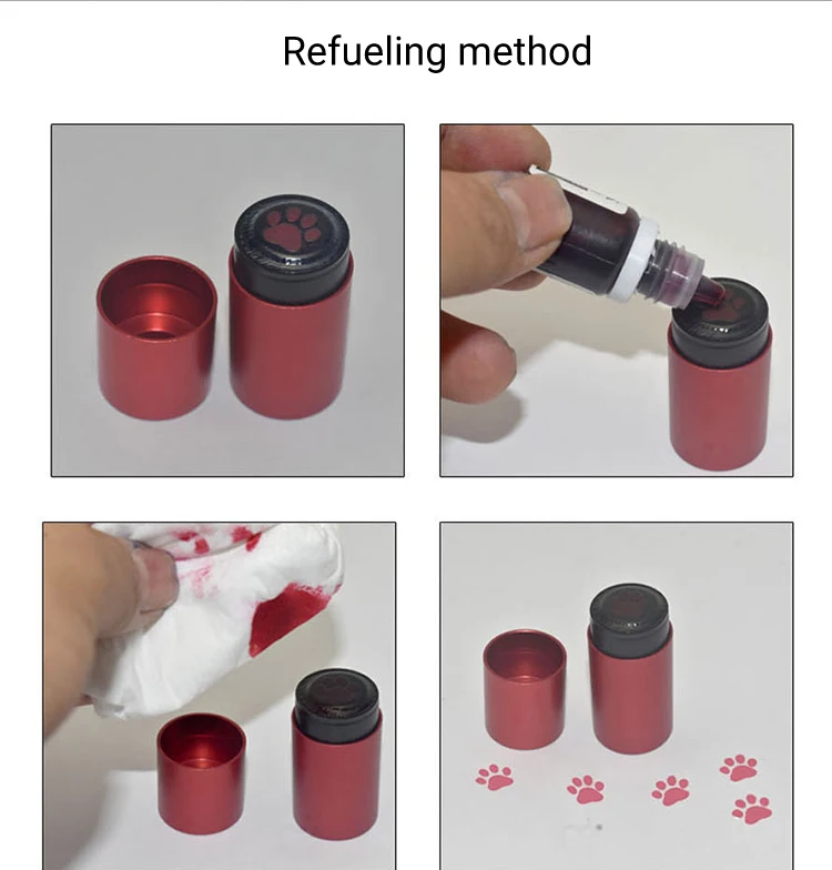 Oem Golf Stamps Pre Inked Rubber Golf Ball Stamps With Various Patterns