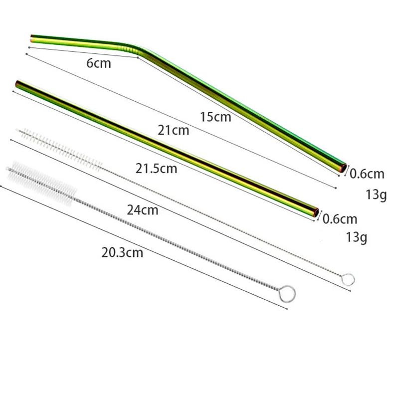 

Biodegradable Customized PLA Disposable or Stainless Drinking Straws, As your design