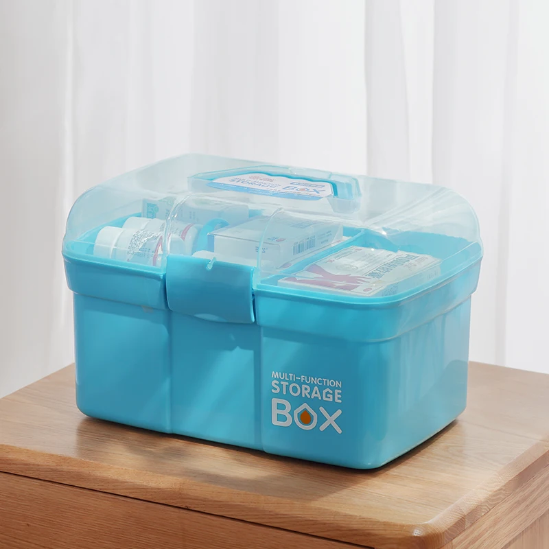 
Medicine Box for Travel Pill Organizer for Home big capacity Emergency Medicine box Portable medicine cabinet 