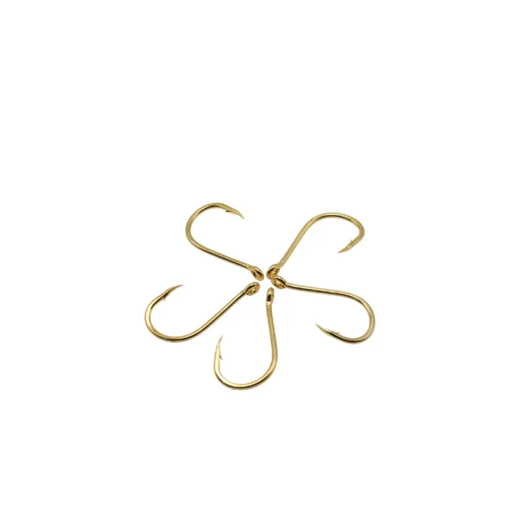 

Strong Fishing Hooks High Quality Carbon Steel Assist Hook Jigging Hook In Bulk, Golden