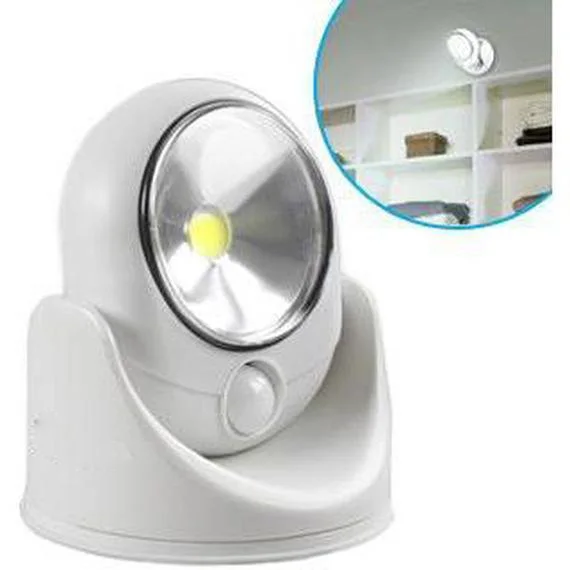 COB LED Light Auto Motion Sensor Detector Wireless Outdoor Battery Operated Wall