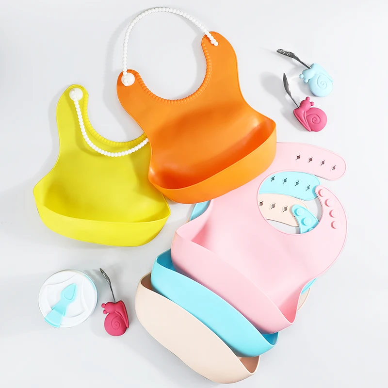 

TongYan Wholesale Waterproof Custom Large Cheap Organic Bpa Free Toddler Feeding Baby Plastic Bibs, Customized colors