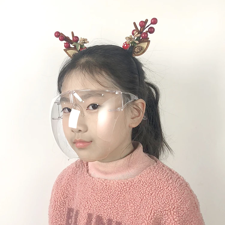 

Kenbo Eyewear 2021 Kids Face Shield Glasses Kids Mask With Face Shield Transparant Visor Face Sunglasses For Children
