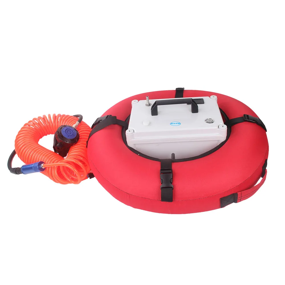 

12v mini type portable Scuba diving equipment high pressure scuba diving breathing air compressor, Red