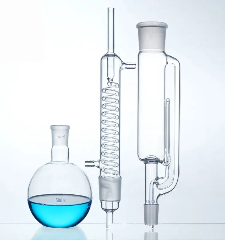 Lab Glassware Soxhlet Extraction Apparatus With Coil Condenser - Buy ...