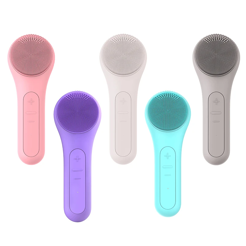 

2021 Rechargeable electric silicone facial cleansing brush