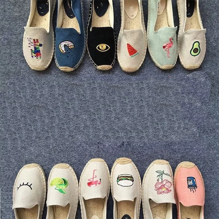 

Fashion Comfort Flat Espadrilles jute New Style In 2019 custom Espadrilles Women, Striped,as the picture or as client's request