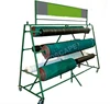Custom made fabric roll display stands / metal floor fabric display / fabric display rack