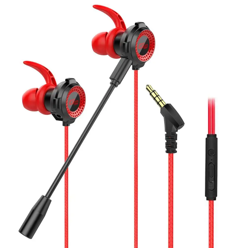 

fone de ouvido Gaming Earphone high quality super bass stereo In-Ear Wired Call Earphones Gaming Computer Earpiece