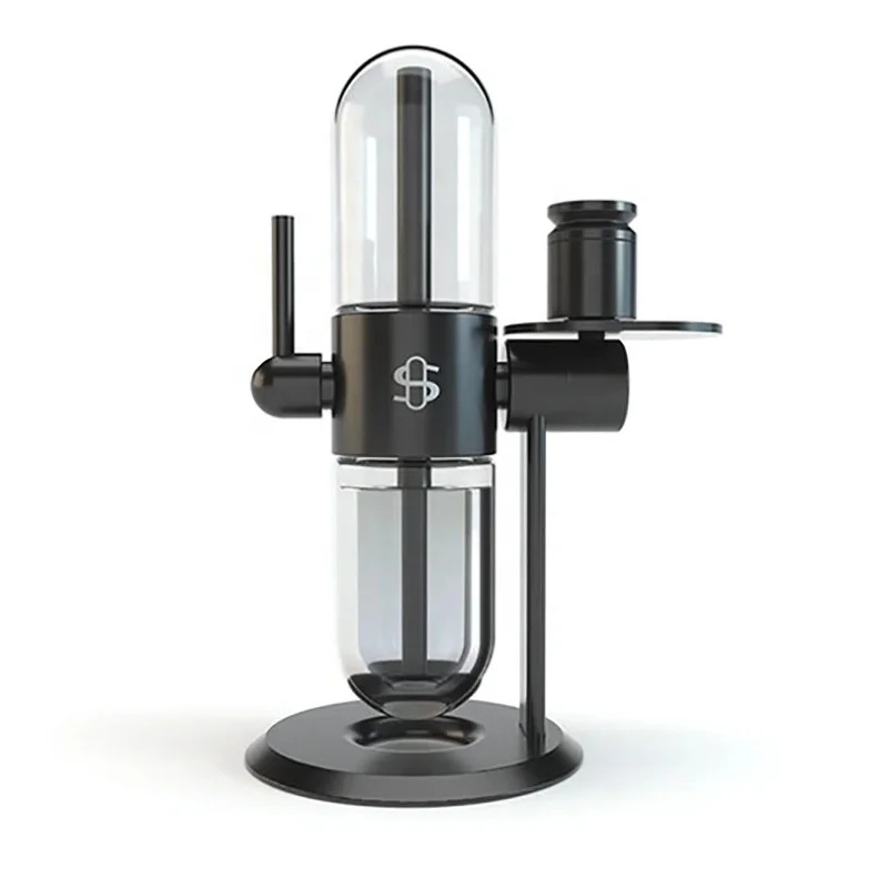

2022 new everyday lacquer stundenglass gravity hookah gravity hookah, Black