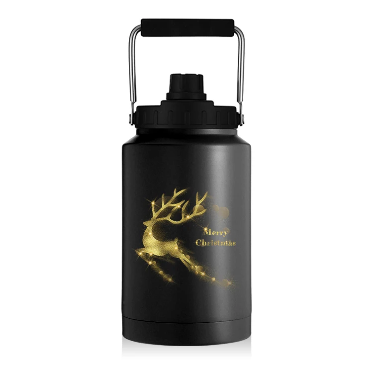 

Christmas gift 128oz/64oz growler beer growler stainless steel double wall vacuum insulated water bottle, Customized color