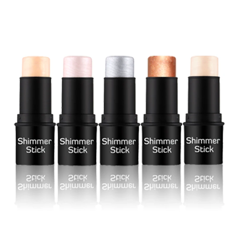 

Brand cosmetic concealer stick 5 colors Brighten Shimmer Stick Contour Makeup Cream Silkworm Pen