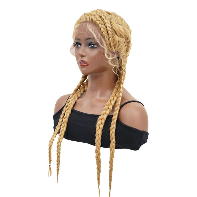 

Perruques tressees en boite avant en dentelle braid wig lace with baby hair
