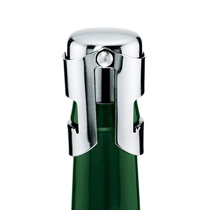 

Wholesale Premium Stainless Steel Champagne Bottle Stopper Wine Bottle Stopper, Primary color, customized color