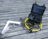 DVR Industrial Endoscope Pipe Inspection Camera with Flexible Spring for 90 Degree Bend Pipe