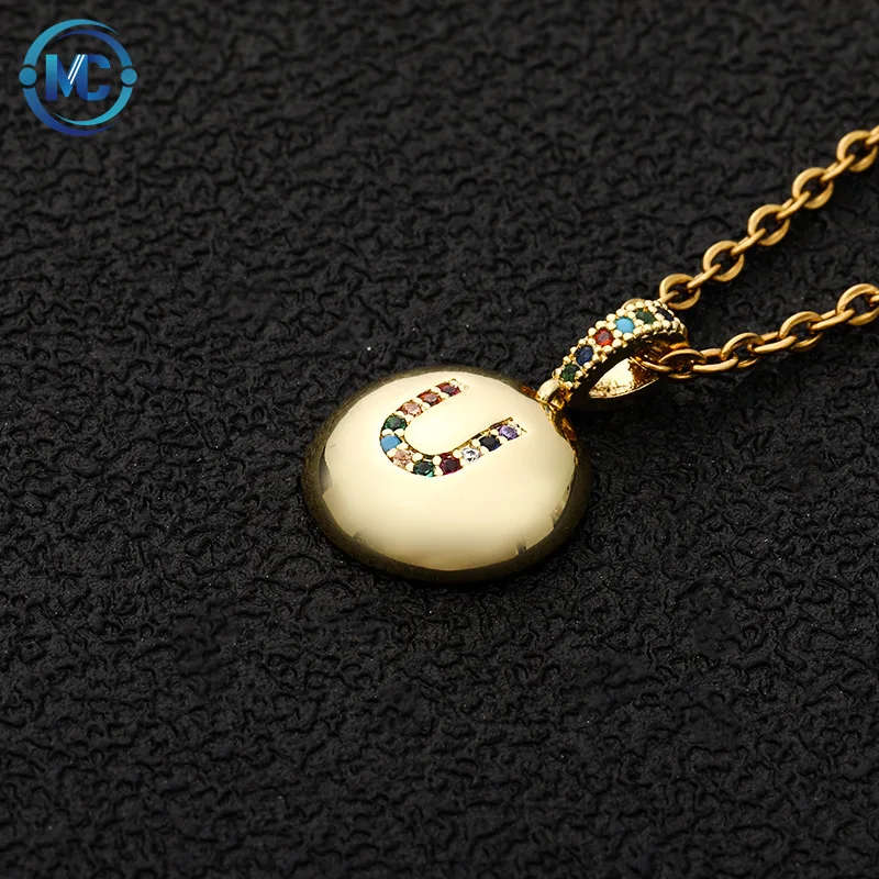 

2021 Gold Plated Jewelry Colorful Diamond Crystal Elephant Necklace For Women