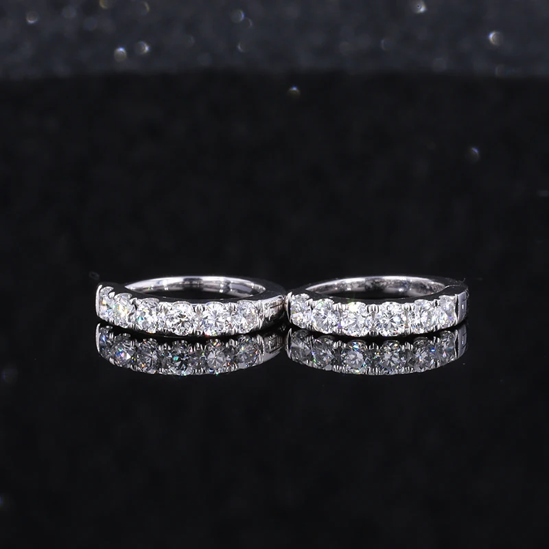 

Luxury Earring Classic Women man mad Stone Jewelry 14K White Gold lab grown diamond Earrings